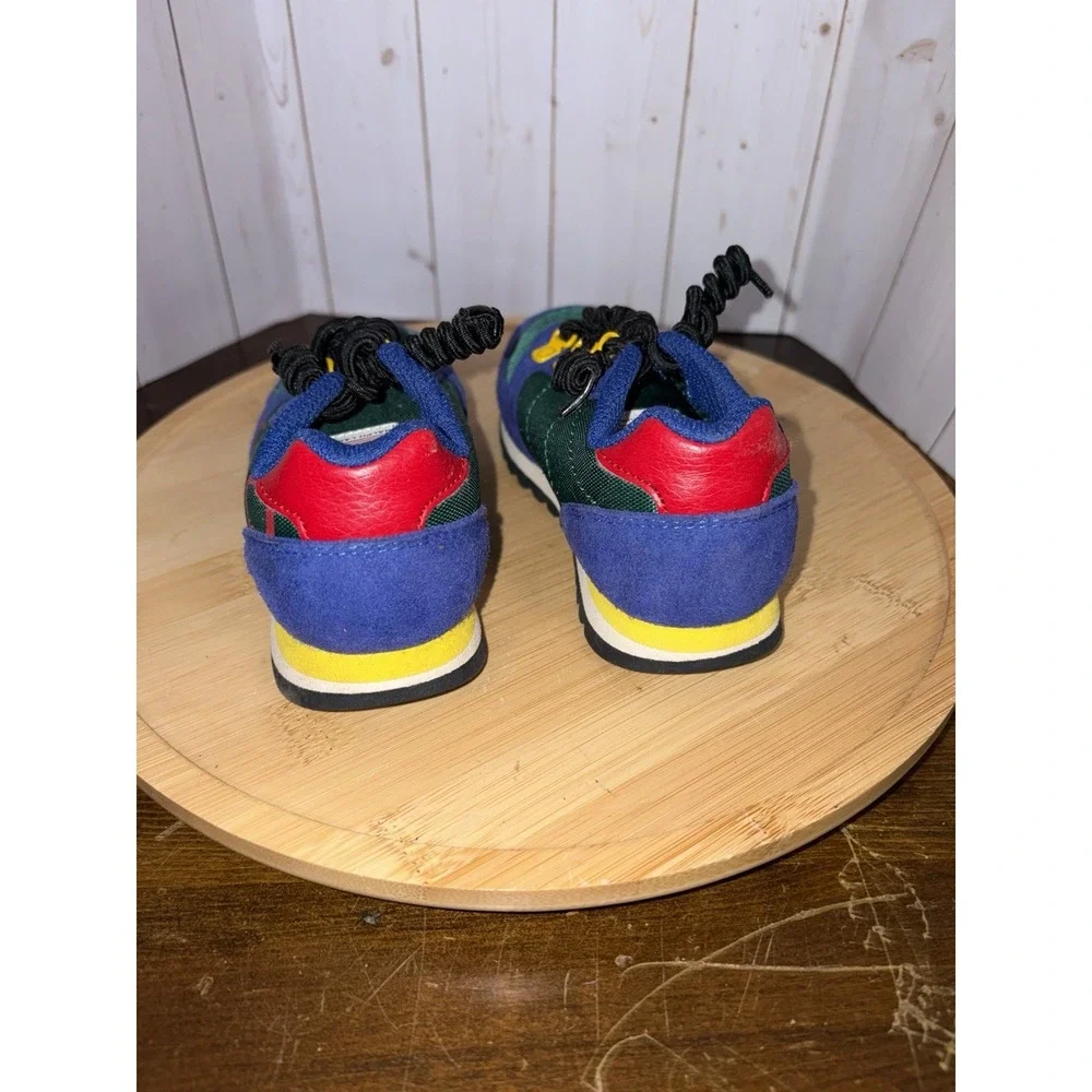 Polo Ralph Lauren Colorblock Oryion II Suede Sneakers Kids Size‎ 8 Toddler